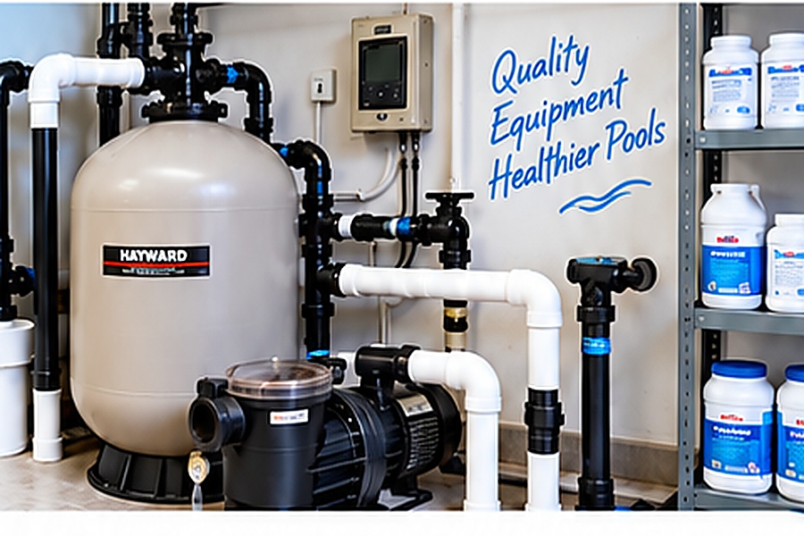 High performance Hayward pool filtration pump system