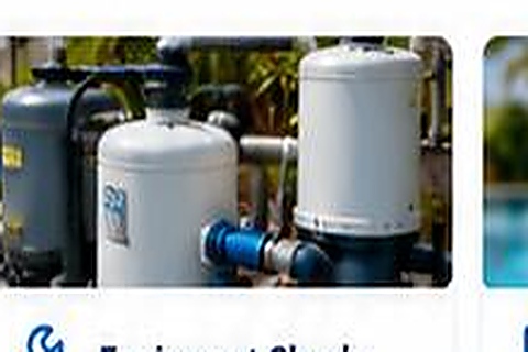 Pool pump and filter inspection
